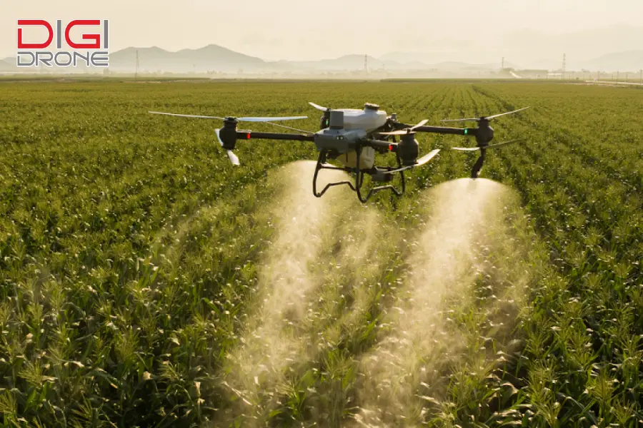 Ứng dụng Drone trong việc phun thuốc trừ sâu