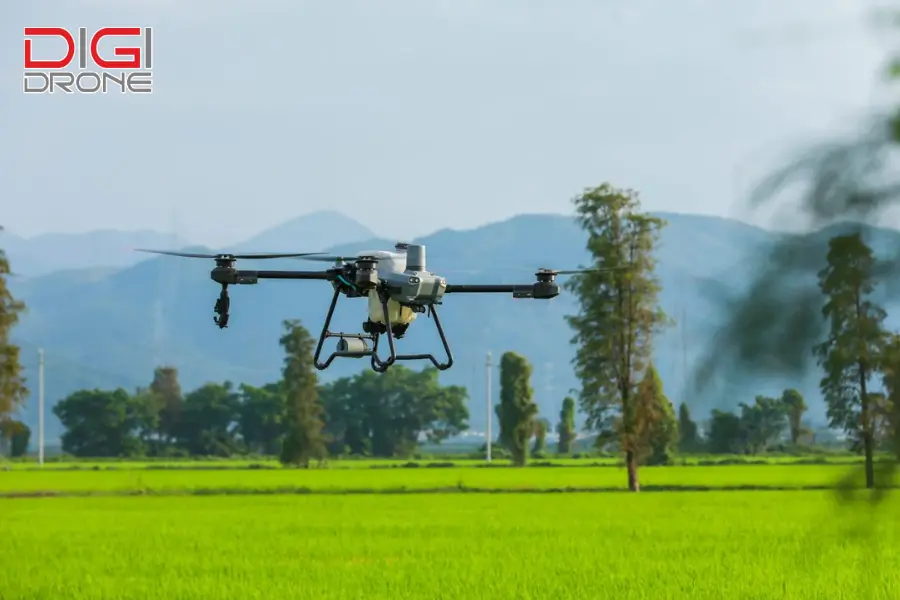 Ứng dụng Drone trong giai đoạn tưới nước